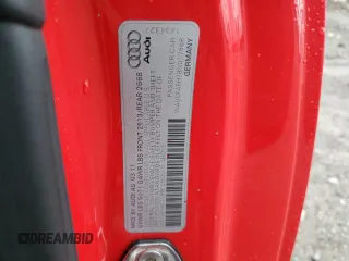 2011 Audi A5 Premium z VIN WAUCFAFH7BN017668, wystawiony jako Copart lot #81916624 z przebiegiem 105 669 mil mil oraz Szkoda całkowita • Salvage title. Historia ofert i sprzedaży dostępna na DreamBid. Obrazek 12.
