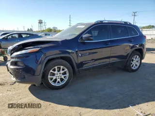 2015 Jeep Cherokee Latitude with VIN 1C4PJMCB9FW709077, listed as a Copart auction lot 76240454 with 104,882 mi miles and Salvage Title. Bid and sale history available at DreamBid. Image 1.