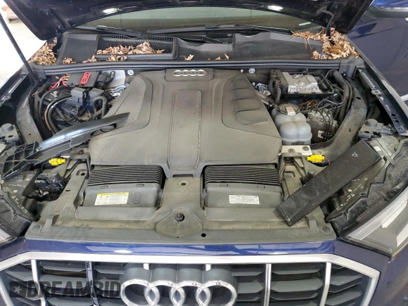 2021 Audi Q7 Premium with VIN WA1AJAF75MD020524, listed as a Copart auction lot 49584935 with 54,929 mi miles and Salvage Title. Bid and sale history available at carsss.com. Image 12.