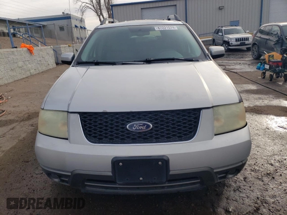 2005 Ford Freestyle SEL z VIN 1FMDK05165GA15433, wystawiony jako Copart lot #87221574 z przebiegiem Nie podano mil oraz Szkoda całkowita • Salvage title. Historia ofert i sprzedaży dostępna na DreamBid. Obrazek 5.