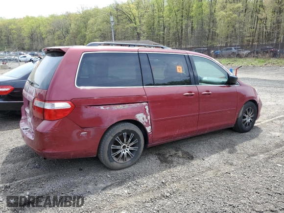 2006 Honda Odyssey EX-L with VIN 5FNRL38686B441345, listed as a Copart auction lot 53683965 with 0 mi miles and Salvage Title. Bid and sale history available at carsss.com. Image 3.