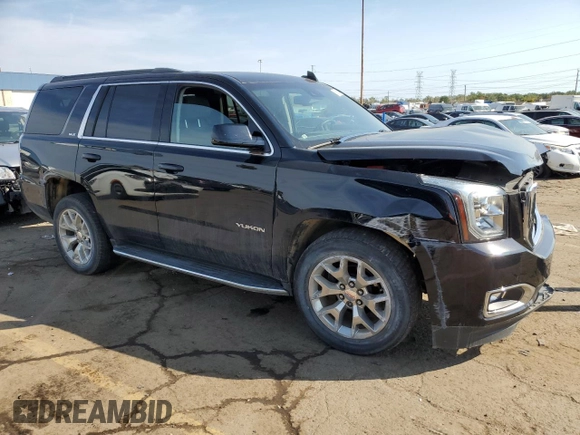 2020 GMC Yukon SLE with VIN 1GKS2AKC0LR180858, listed as a Copart auction lot 75956904 with 52,593 mi miles and Clean Title. Bid and sale history available at carsss.com. Image 4.