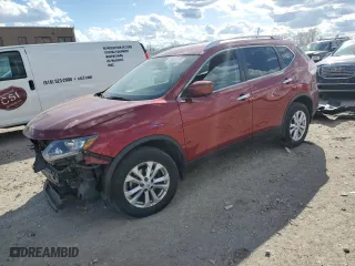 2016 Nissan Rogue S with VIN KNMAT2MVXGP618862, listed as a Copart auction lot 50048135 with 134,603 mi miles and Salvage Title. Bid and sale history available at carsss.com. Image 1.