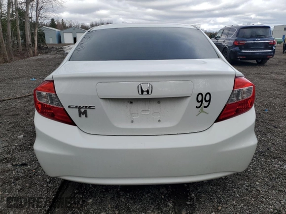 2012 Honda Civic z VIN 2HGFB2F42CH106932, wystawiony jako Copart lot #53804525 z przebiegiem 183 209 mil mil oraz Szkoda całkowita • Salvage title. Historia ofert i sprzedaży dostępna na DreamBid. Obrazek 6.