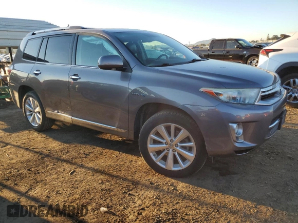 2011 Toyota Highlander Hybrid Limited with VIN JTEDC3EH0B2001578, listed as a Copart auction lot 83100324 with 269,200 mi miles and Salvage Title. Bid and sale history available at carsss.com. Image 4.