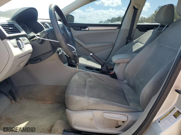 2013 Volkswagen Passat S w/Appearance with VIN 1VWAH7A33DC094262, listed as a Copart auction lot 49804995 with 268,129 mi miles and Salvage Title. Bid and sale history available at carsss.com. Image 7.
