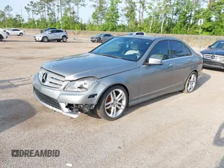 2013 Mercedes-Benz C 250 Sport with VIN WDDGF4HB5DR301509, listed as a IAAI auction lot 42216332 with 95,426 mi miles and . Bid and sale history available at carsss.com. Image 2.