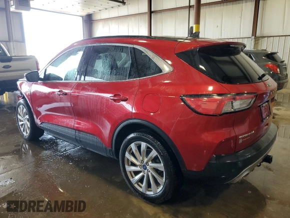 2021 Ford Escape Titanium Hybrid with VIN 1FMCU9DZ0MUB17327, listed as a Copart auction lot 56545325 with 36,368 mi miles and Salvage title. Bid and sale history available at DreamBid. Image 2.