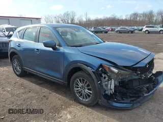2018 Mazda CX-5 Sport with VIN JM3KFBBM0J0331656, listed as a IAAI auction lot 41966948 with 117,213 mi miles. Bid and sale history available at carsss.com. Image 1.