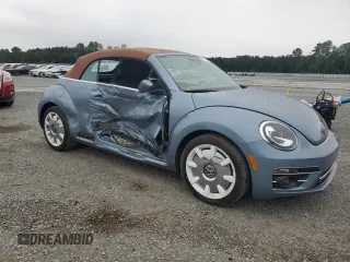 2019 Volkswagen Beetle S with VIN 3VW5DAAT4KM507537, listed as a Copart auction lot 58476505 with 79,341 mi miles and Salvage title. Bid and sale history available at DreamBid. Image 4.