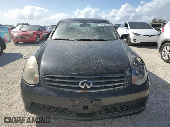 2006 Infiniti G35 with VIN JNKCV51F66M601170, listed as a Copart auction lot 77985654 with 108,136 mi miles and Salvage Title. Bid and sale history available at DreamBid. Image 5.