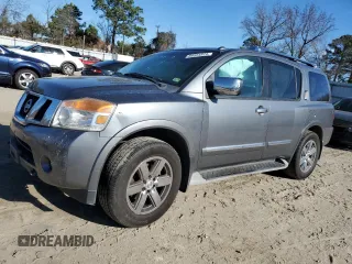 2014 Nissan Armada SV z VIN 5N1AA0NCXEN602351, wystawiony jako Copart lot #86554974 z przebiegiem 164 184 mil mil oraz Szkody całkowita. Historia ofert i sprzedaży dostępna na DreamBid. Obrazek 1.