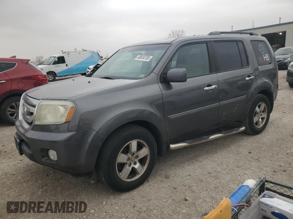 2011 Honda Pilot EX-L with VIN 5FNYF4H62BB051134, listed as a Copart auction lot 49534705 with 238,985 mi miles and Clean Title. Bid and sale history available at carsss.com. Image 1.