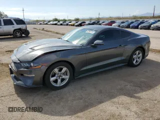 2019 Ford Mustang EcoBoost with VIN 1FA6P8TH9K5178295, listed as a Copart auction lot 62663725 with 81,814 mi miles and Salvage title. Bid and sale history available at DreamBid. Image 1.