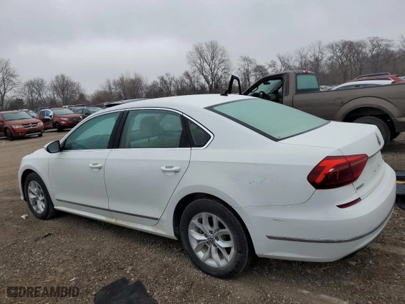2017 Volkswagen Passat 1.8T S with VIN 1VWAT7A3XHC031485, listed as a Copart auction lot 42159075 with 143,682 mi miles and Salvage Title. Bid and sale history available at carsss.com. Image 2.