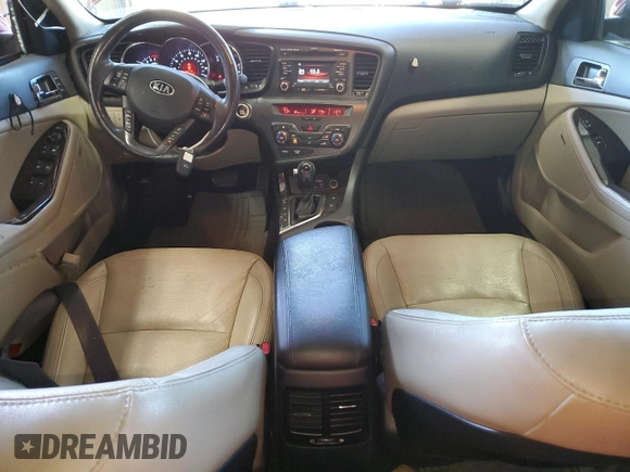 2013 Kia Optima EX z VIN 5XXGN4A79DG110715, wystawiony jako Copart lot #63193895 z przebiegiem 103 120 mil mil oraz Nie do naprawy • Non repairable. Historia ofert i sprzedaży dostępna na DreamBid. Obrazek 8.