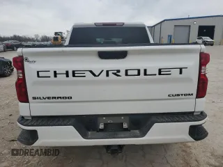2023 Chevrolet Silverado 1500 Custom with VIN 3GCPDBEK2PG111289, listed as a Copart auction lot 48007395 with Not Provided miles and Non Repairable. Bid and sale history available at DreamBid. Image 6.