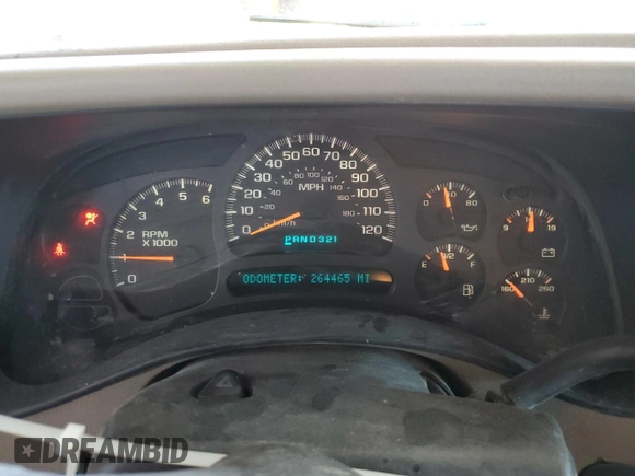 2004 Chevrolet Suburban LS with VIN 1GNEC16T84J149865, listed as a Copart auction lot 53901895 with 264,465 mi miles and Salvage Title. Bid and sale history available at carsss.com. Image 9.