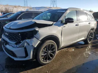 2023 Kia Sorento X-Line SX Prestige with VIN 5XYRKDLF5PG225771, listed as a Copart auction lot 87637815 with 10,909 mi miles and Salvage Title. Bid and sale history available at carsss.com. Image 1.