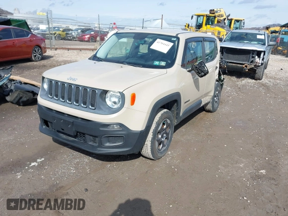 2015 Jeep Renegade Sport with VIN ZACCJBAT4FPC26527, listed as a IAAI auction lot 41704445 with 108,660 mi miles and . Bid and sale history available at DreamBid. Image 17.