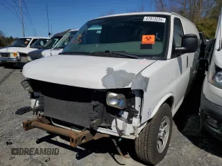 2011 Chevrolet Express Cargo with VIN 1GCSGAFXXB1149320, listed as a Copart auction lot 47913234 with 45,776 mi miles and Salvage title. Bid and sale history available at DreamBid. Image 1.