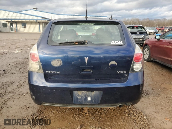 2010 Pontiac Vibe with VIN 5Y2SL6E85AZ404748, listed as a Copart auction lot 82304024 with Not provided miles and Clean title. Bid and sale history available at DreamBid. Image 6.