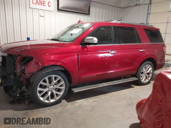 2018 Ford Expedition Platinum with VIN 1FMJU1LT6JEA33346, listed as a IAAI auction lot 41617870 with 86,573 mi miles and . Bid and sale history available at DreamBid. Image 2.