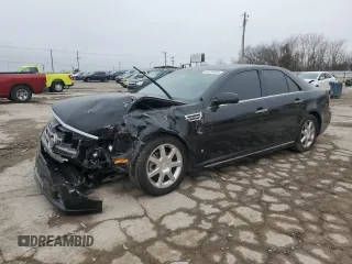 2008 Cadillac STS RWD w/1SB with VIN 1G6DK67V380173395, listed as a Copart auction lot 44254055 with 67,561 mi miles and Salvage Title. Bid and sale history available at carsss.com. Image 1.