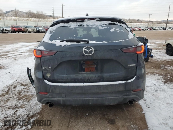 2022 Mazda CX-5 2.5 S Preferred Package with VIN JM3KFBCM9N0588710, listed as a Copart auction lot 45354795 with 36,820 mi miles and Salvage Title. Bid and sale history available at carsss.com. Image 6.