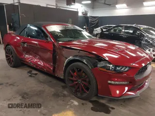 2019 Ford Mustang EcoBoost with VIN 1FATP8UH2K5205502, listed as a IAAI auction lot 41817355 with 42,789 mi miles and . Bid and sale history available at carsss.com. Image 1.