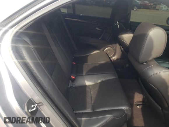 2011 Acura RL Technology with VIN JH4KB2F61BC000552, listed as a Copart auction lot 76321544 with 156,487 mi miles and Salvage Title. Bid and sale history available at DreamBid. Image 6.