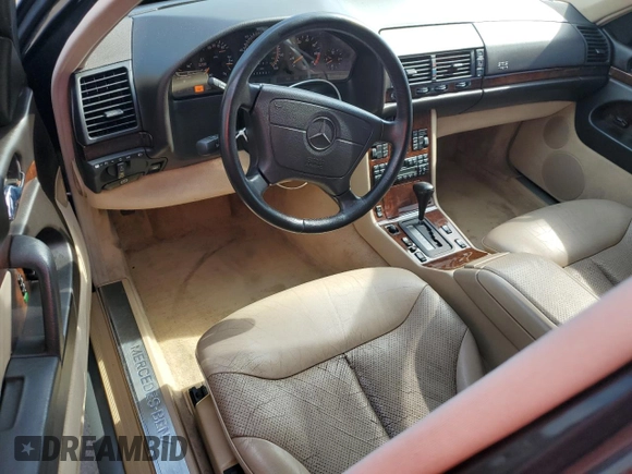 1994 Mercedes-Benz S with VIN WDBGA51E5RA159136, listed as a Copart auction lot 86790254 with 79,921 mi miles and Non Repairable. Bid and sale history available at DreamBid. Image 8.