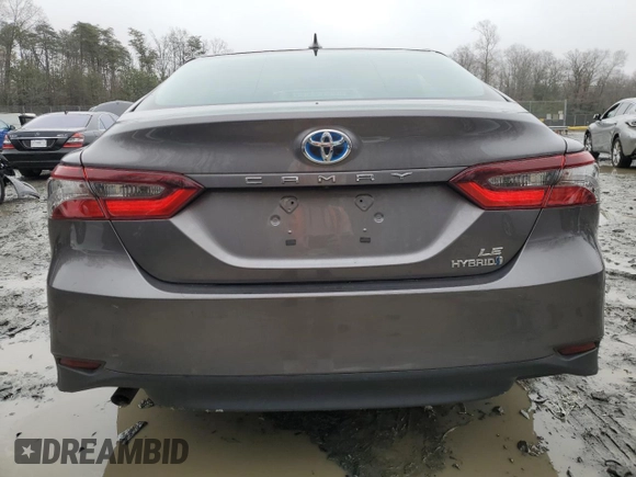 2022 Toyota Camry Hybrid LE with VIN 4T1C31AK1NU041632, listed as a Copart auction lot 84563844 with 36,255 mi miles and Salvage Title. Bid and sale history available at carsss.com. Image 6.