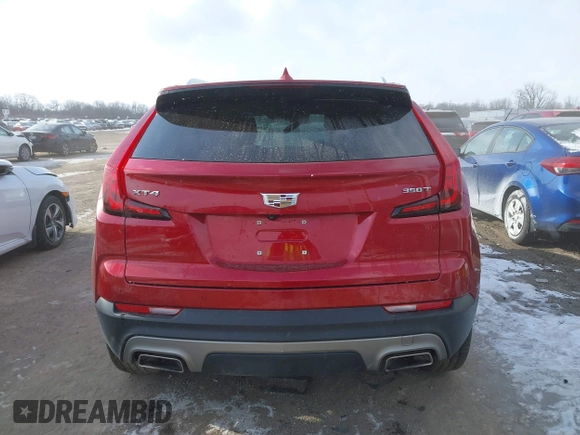 2021 Cadillac XT4 FWD Premium Luxury with VIN 1GYFZCR44MF019607, listed as a IAAI auction lot 41363064 with 24,364 mi miles. Bid and sale history available at carsss.com. Image 16.