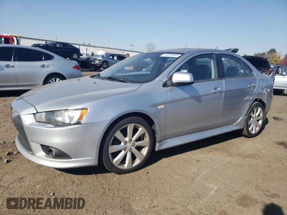 2012 Mitsubishi Lancer GT with VIN JA32U8FW0CU029775, listed as a Copart auction lot 76578364 with 180,217 mi miles and Salvage Title. Bid and sale history available at carsss.com. Image 1.