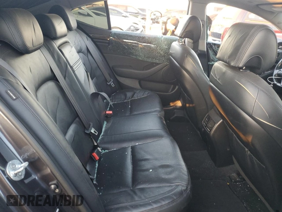 2015 Kia Cadenza Premium with VIN KNALN4D75F5193364, listed as a Copart auction lot 80138984 with 61,361 mi miles and Salvage Title. Bid and sale history available at carsss.com. Image 10.