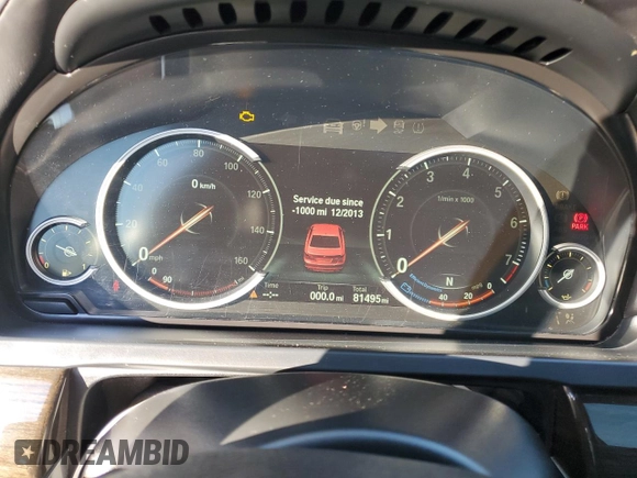 2014 BMW 7 Series 750i xDrive with VIN WBAYB6C53ED224562, listed as a Copart auction lot 41780975 with 81,495 mi miles and Clean Title. Bid and sale history available at carsss.com. Image 9.