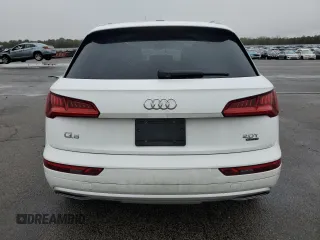 2018 Audi Q5 Premium with VIN WA1ANAFY4J2227815, listed as a Copart auction lot 48627415 with 0 mi miles and Salvage Title. Bid and sale history available at carsss.com. Image 6.