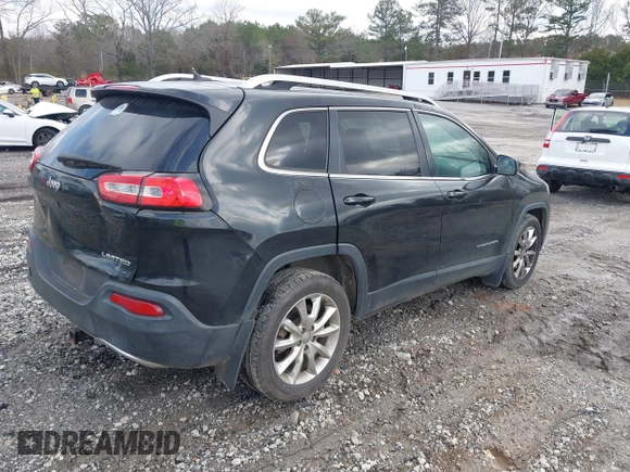 2014 Jeep Cherokee Limited with VIN 1C4PJLDB2EW173791, listed as a IAAI auction lot 41505223 with 167,848 mi miles. Bid and sale history available at carsss.com. Image 4.
