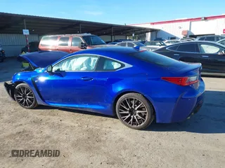 2015 Lexus RC F with VIN JTHHP5BC9F5001063, listed as a IAAI auction lot 41318608 with 30,420 mi miles. Bid and sale history available at carsss.com. Image 3.