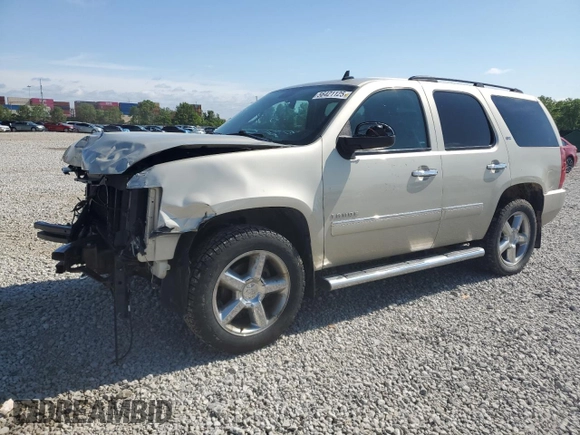 2014 Chevrolet Tahoe LTZ with VIN 1GNSKCE03ER201981, listed as a Copart auction lot 56421125 with 173,710 mi miles and Salvage title. Bid and sale history available at DreamBid. Image 1.