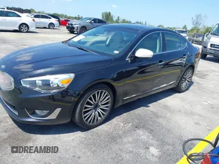 2014 Kia Cadenza Premium z VIN KNALN4D7XE5149228, wystawiony jako IAAI lot #42233593 z przebiegiem 88 443 mil mil oraz . Historia ofert i sprzedaży dostępna na DreamBid. Obrazek 2.