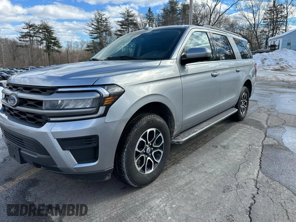 2023 Ford Expedition Max XLT with VIN 1FMJK1J82PEA55695, listed as a Copart auction lot 47253155 with 35,370 mi miles and Non repairable. Bid and sale history available at DreamBid. Image 1.