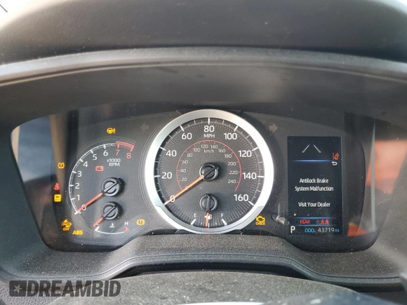 2021 Toyota Corolla SE with VIN 5YFS4MCE3MP090266, listed as a Copart auction lot 52882215 with 43,719 mi miles and Salvage Title. Bid and sale history available at DreamBid. Image 9.
