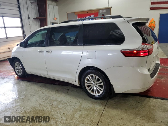 2017 Toyota Sienna XLE Auto Access Seat with VIN 5TDYZ3DC2HS855290, listed as a Copart auction lot 51605535 with 77,163 mi miles and Salvage Title. Bid and sale history available at carsss.com. Image 2.