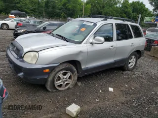 2003 Hyundai Santa Fe GLS with VIN KM8SC73D73U557990, listed as a Copart auction lot 58958105 with 188,826 mi miles and Salvage title. Bid and sale history available at DreamBid. Image 1.
