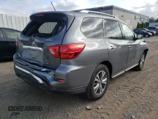 2018 Nissan Pathfinder SV with VIN 5N1DR2MMXJC673857, listed as a Copart auction lot 66169972 with 33,437 mi miles and Salvage title. Bid and sale history available at DreamBid. Image 4.