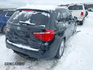 2016 BMW X3 xDrive28i with VIN 5UXWX9C56G0D91524, listed as a IAAI auction lot 41223291 with 200,605 mi miles. Bid and sale history available at carsss.com. Image 4.