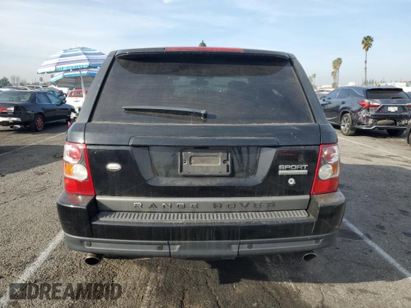 2007 Land Rover Range Rover Sport SC with VIN SALSH23407A986039, listed as a Copart auction lot 86101864 with 160,077 mi miles and Salvage title. Bid and sale history available at DreamBid. Image 6.