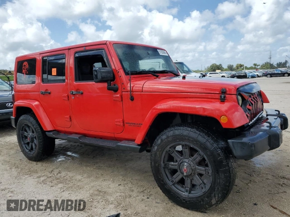 2014 Jeep Wrangler Unlimited Sahara with VIN 1C4HJWEG8EL324277, listed as a Copart auction lot 51629945 with 0 mi miles and Clean Title. Bid and sale history available at carsss.com. Image 4.